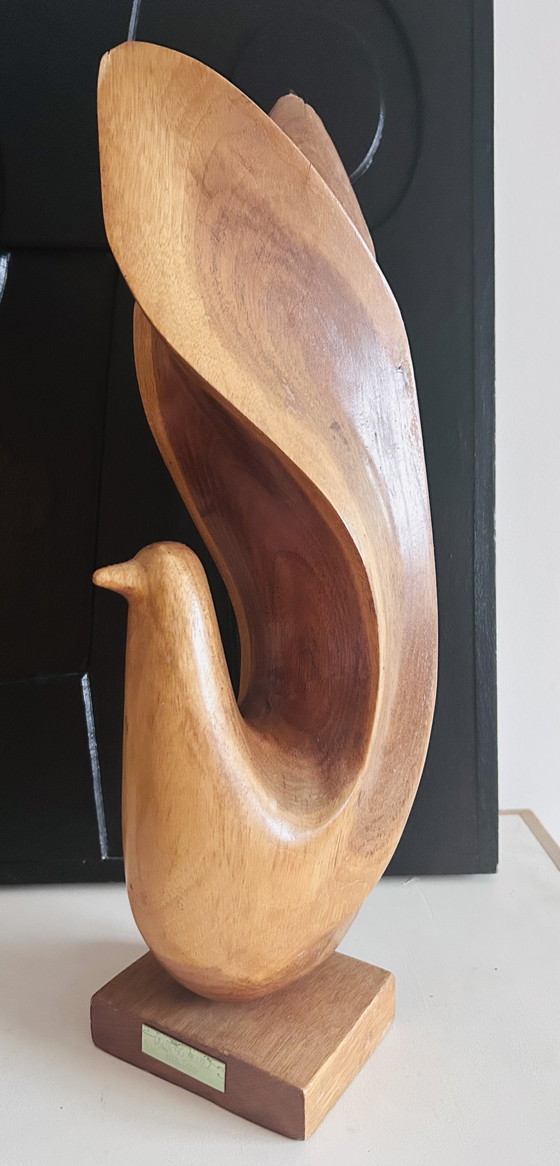 Image 1 of Oiseau abstrait en bois | Domingo Gomez