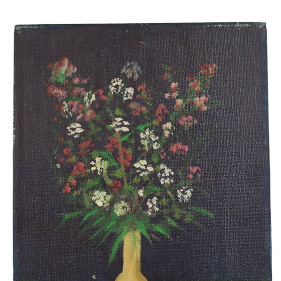 Image 1 of Small Flower Still Life Painting 1980