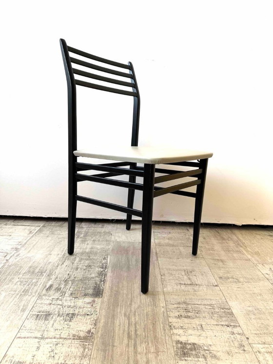 Image 1 of 2x Vintage Retro Supperleggera 60s Chairs. Gio Ponti was the inspiration source for this timeless design.  