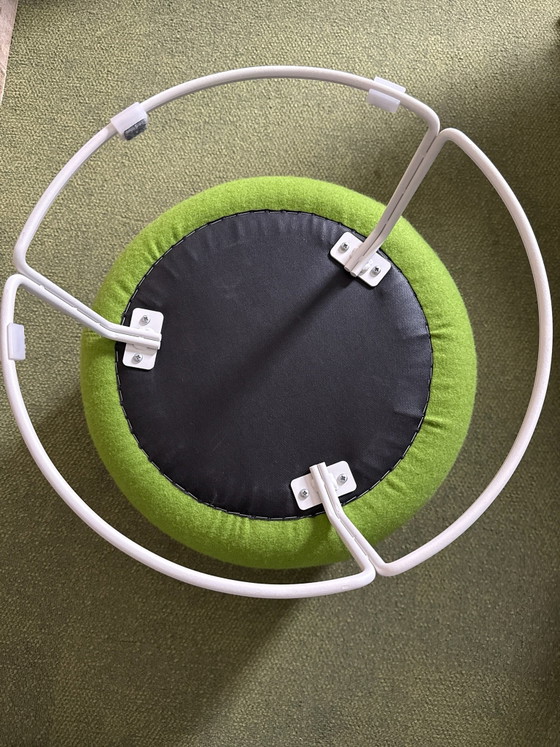Pouf Cascando, Poggiapiedi e pouf, Metallo, Tessile, Verde (foto 2 di 5)