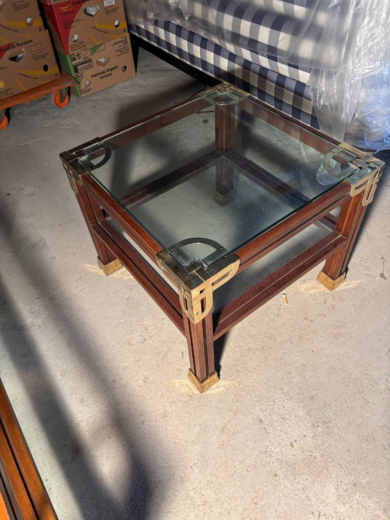 Image 1 of Tavolino da caffè vintage spagnolo di S.T Valenti, con tavolo angolare