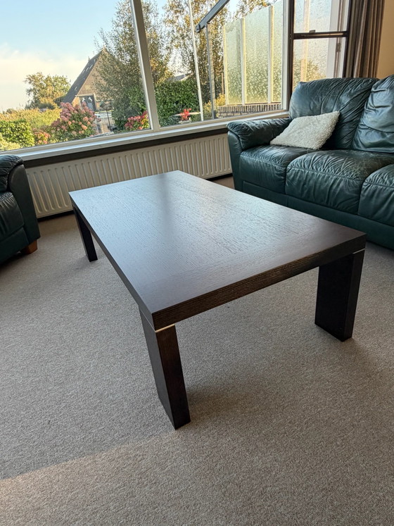 Wenge Rectangular Coffee Table – Metal, Wood (photo 8 of 8)