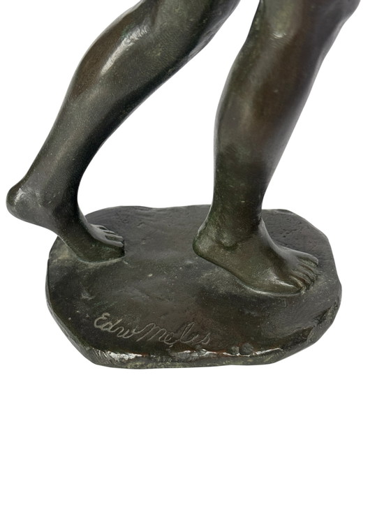 Image 1 of Magnificent Rare Art Nouveau Bronze Circa 1900, Nude Woman