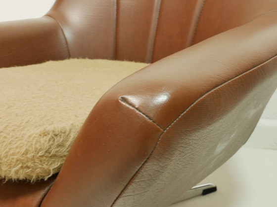 Image 1 of Vintage swivel chair from the 1970s, lounge chair, cocktail chair, Mid Century Modern