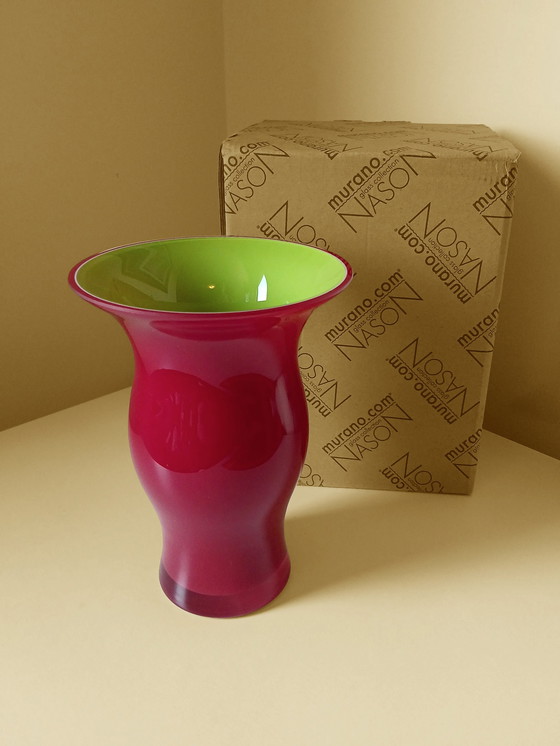 Image 1 of Vaso incamiciato bicolore Carlo Nason