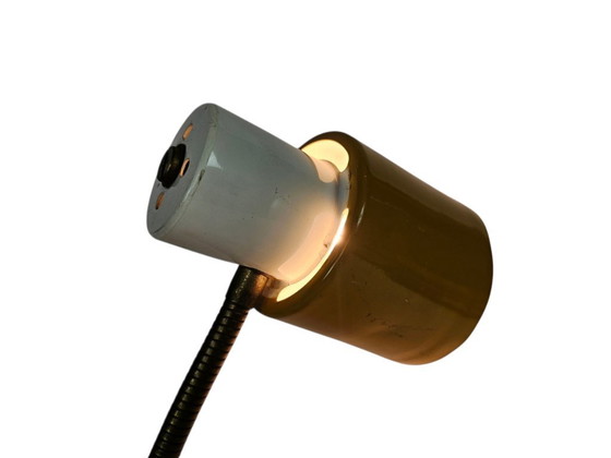 Image 1 of Hala Zeist - design H. Busquet - lampada da tavolo - giallo ocra - Zeist - anni '60