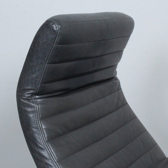 Image 1 of BoConcept - Sillón con otomana - Cuero, Metal