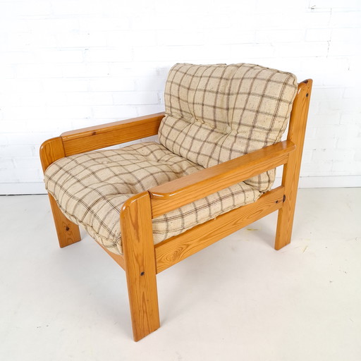 Vintage armchair Scandinavian design 70s