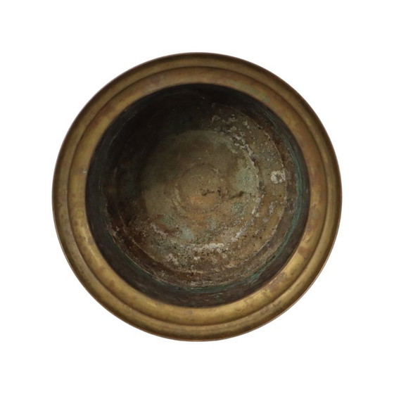 Vaso da fiori vintage in rame Cache Pot Repoussé degli anni Cinquanta – Vasi per piante, Copper (photo 11 of 15)