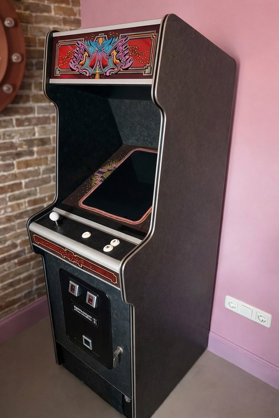 Image 1 of Macchina arcade d'epoca - Mobiletto Hellomat - 50 giochi - Restaurato - Con ricevuta