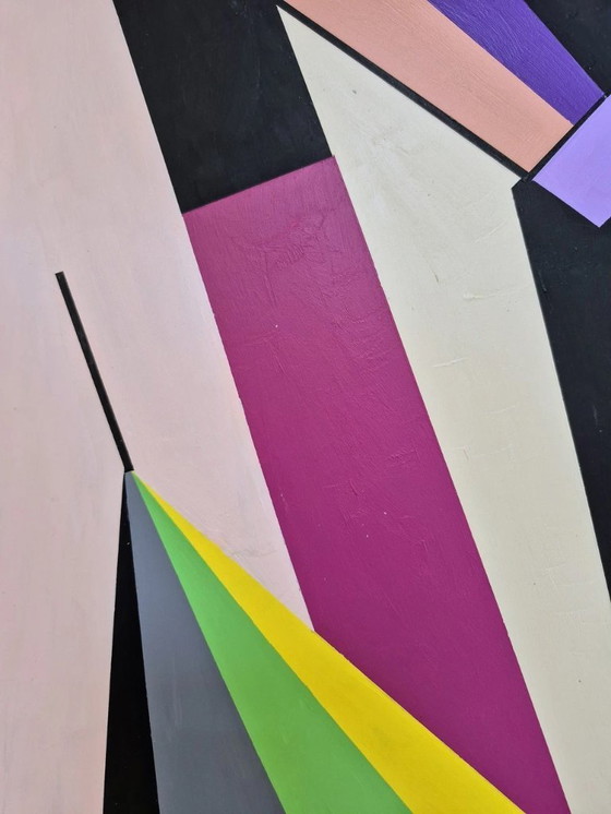 Image 1 of Desesperación - Cuadro abstracto de Franklin van Dam - Acrílico sobre MDF - Arte moderno