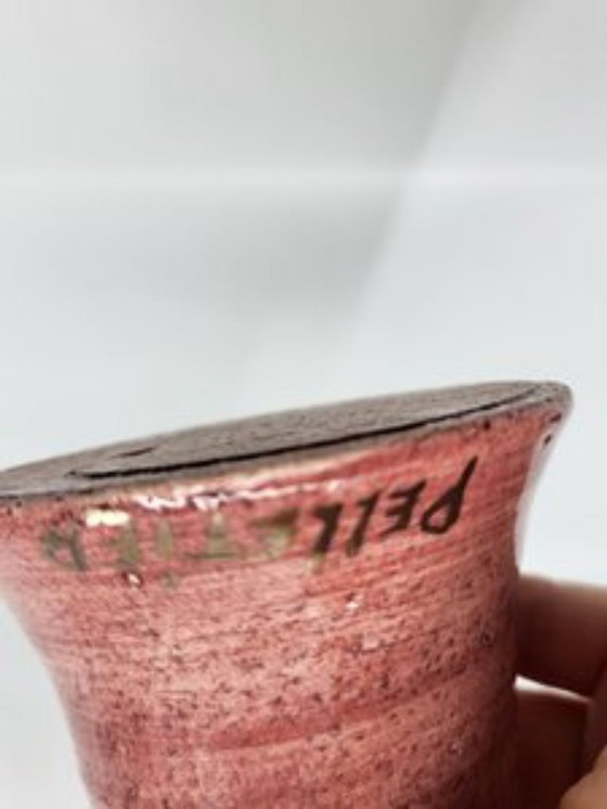 Image 1 of Georges Pelletier vaso soliflore Decorazione in oro fino Francia 1970