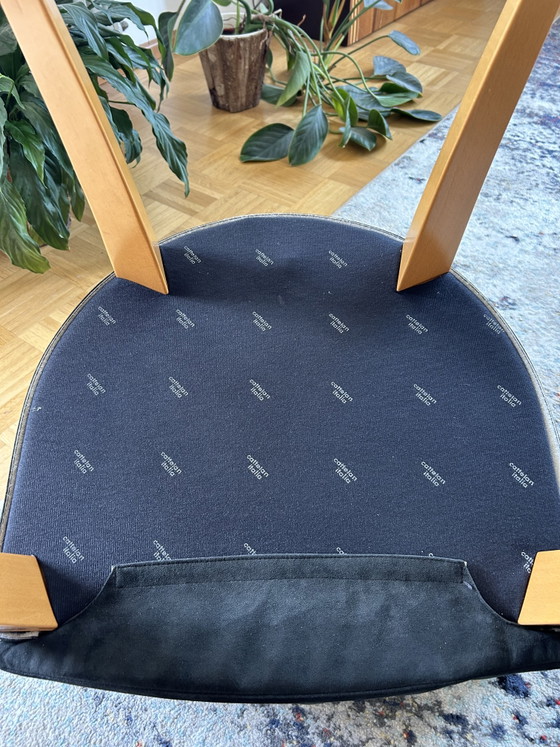 Set van 4 Cattelan Italia Fauteuils – Zwart Leer & Hout – Made In Italy – Wood, Leather (photo 5 of 6)