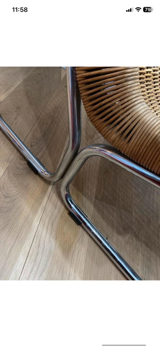 Image 1 of Dirk van Sliedregt Rotan Rattan-Loungesessel