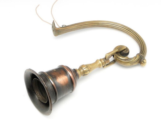 Eclectic Wall Lamp, Poland, 1890s – Wall lights, Brass, Copper (photo 3 of 12)