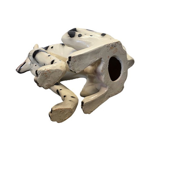 Image 1 of Grote Italiaanse vintage keramiek Harlekijn dog, jaren 70/80