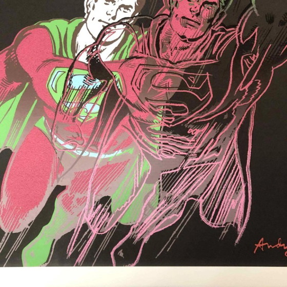 1990s After Andy Warhol "Superman" Lithograph – Lithographs & prints, Paper (photo 4 of 11)