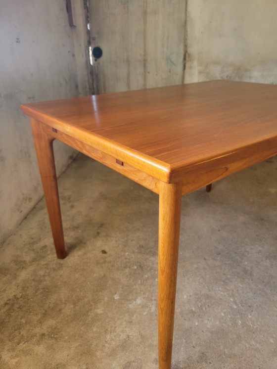 Image 1 of Table de salle à manger extensible en teck par Grete Jalk pour Glostrup