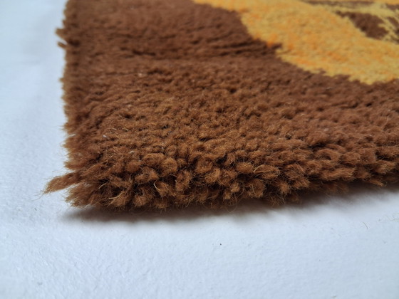 Set di 2 Tappeti Runner Vintage con Motivo Floreale, Anni '60 - '70 – Textile (photo 7 of 9)