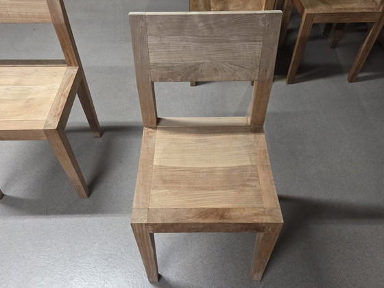 8 sedie di design in teak massello – Sedie da pranzo, Wood (photo 4 of 5)