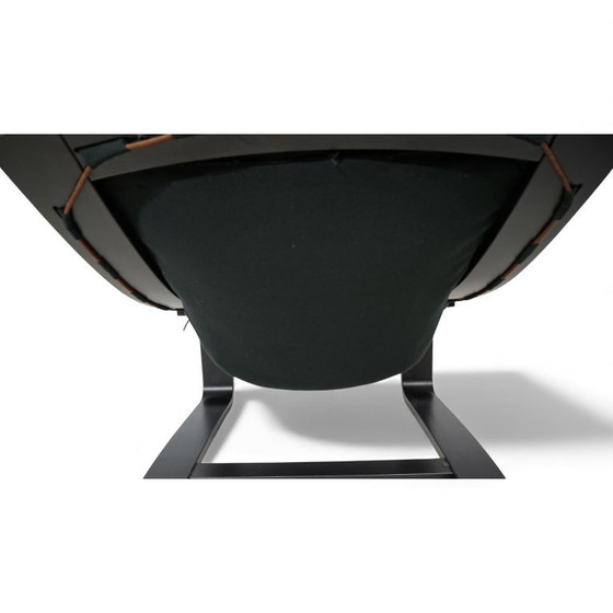 Image 1 of Fauteuil lounge en cuir Nelo Kroken par Åke Fribytter, 1970