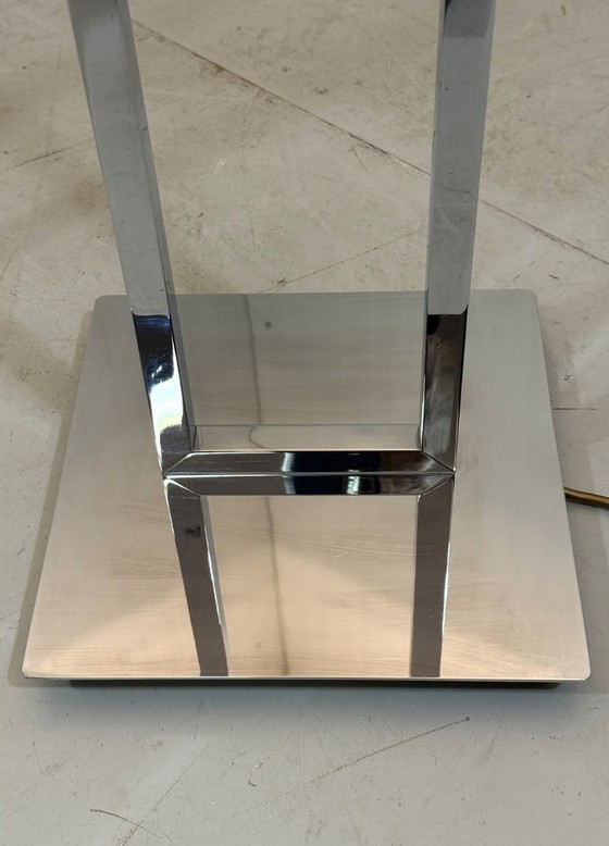 Image 1 of 2 lámparas de pie Arte Lumen, cromadas y de latón, de los años 70