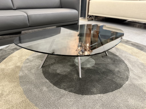 Beek Maupertuus Salontafel Zwart Glas 110x71