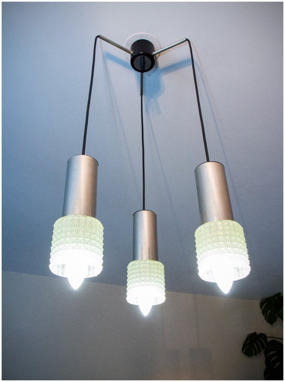 Image 1 of Suspension Space age 3 feux, 1960-70 