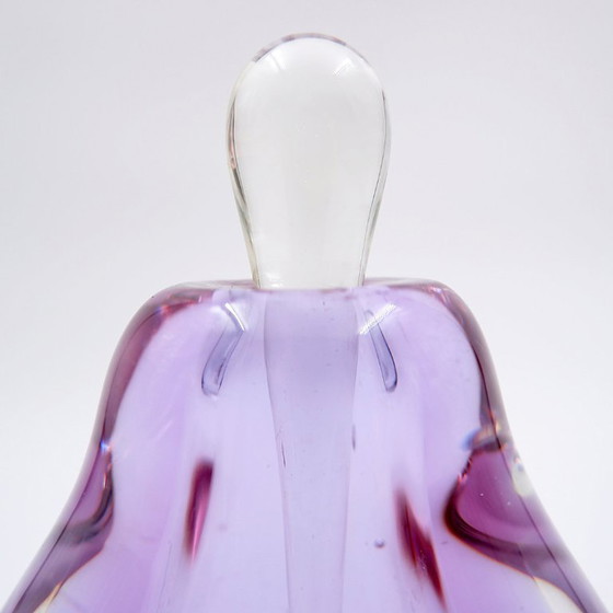 Image 1 of Bottiglia di profumo "Sommerso" in vetro soffiato viola