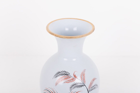 Image 1 of Italian hand painted ceramic vase from Alfa, 1980’s