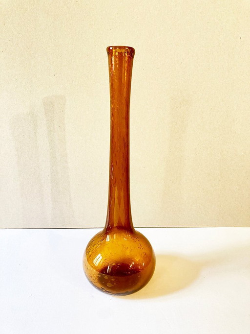 Soliflore-Vase aus Blasenglas von Biot, 1950er Jahre