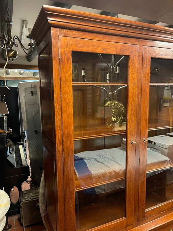 Image 1 of Buffet Flamant, bibliothèque Barker à 9 tiroirs, style anglais Eichholtz