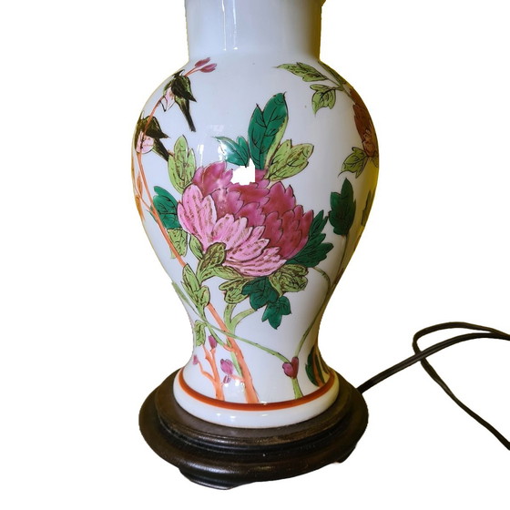 Image 1 of Lampada da tavolo in porcellana francese d'Art de Rodez, anni '80