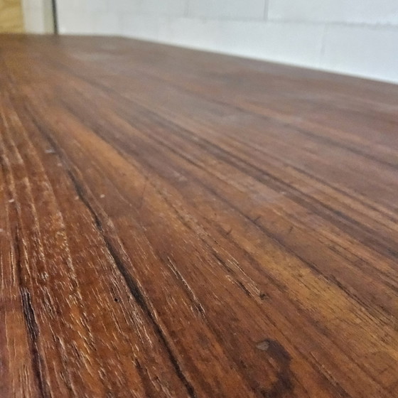 Image 1 of Tavolino vintage di design danese (anni '60) in teak con base in metallo (topform)