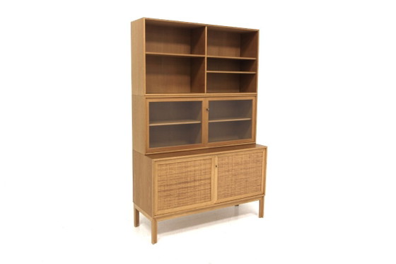 Scandinavian Bookcase "Norrland" Alf Svensson, Sweden, 1960 – Wood (photo 2 of 12)