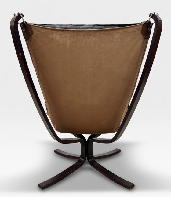 Image 1 of Chaise Falcon de Sigurd Ressel pour Vatne Møbler, Norvège, années 1970.