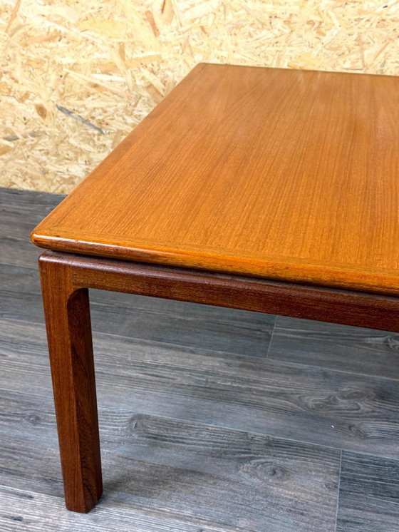 Image 1 of Teakhouten tafel uit de jaren 60/70, bijzettafel, salontafel, Deens design, Denemarken