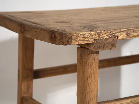 Antieke woonkamer consoletafel (ca. 1920) #18, Hout, Bruin, Rustic (foto 26 van 32)