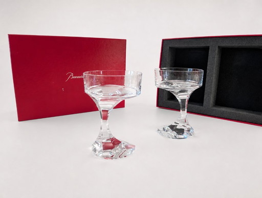 Baccarat - Boris Tabacoff - Bicchiere da champagne (2) - Narciso - Cristallo