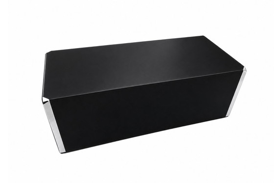 Image 1 of Meuble TV emblématique « Alveo » de Willy Rizzo pour Mario Sabot – Design monolithique des années 1970