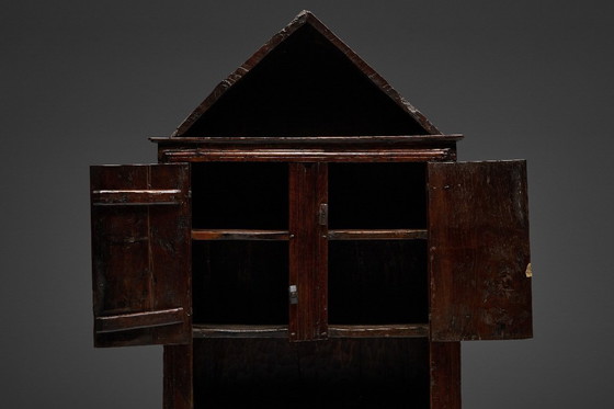 Image 1 of Volkskunst-Schrank, Frankreich, 19. Jahrhundert