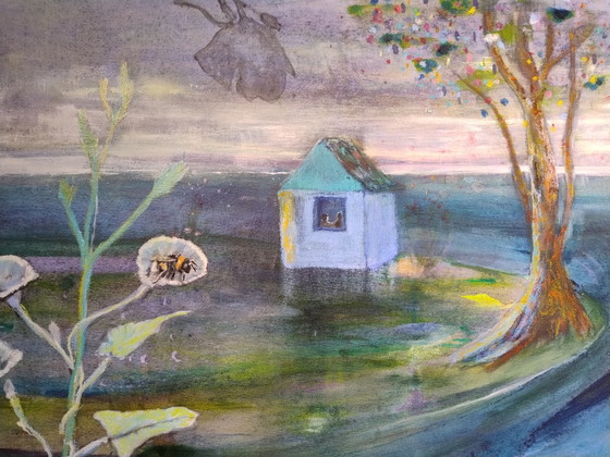Bloemslapen – Gemälde & Zeichnungen, Wood, Canvas (photo 3 of 8)