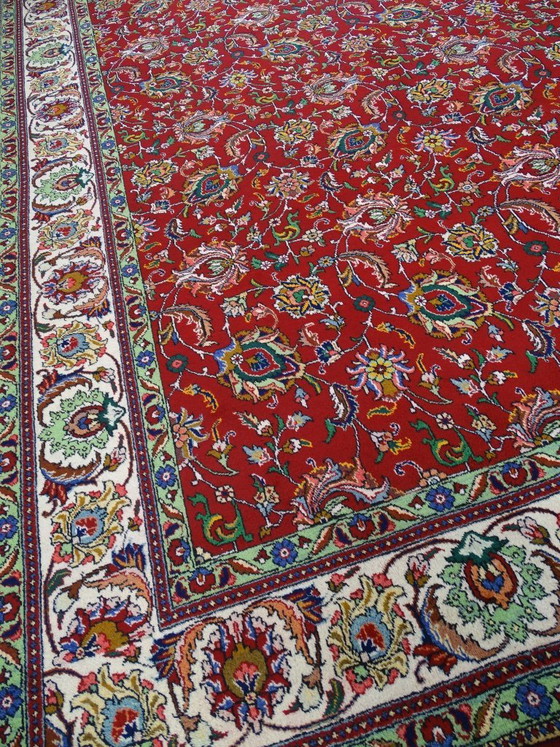Image 1 of XL-Tabriz - 395 x 302 cm - Laine sur coton - Noué à la main