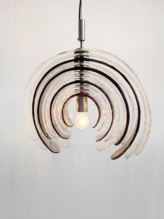 Image 1 of Artisjok hanglamp 'LS 181' van Carlo Nason voor AV Mazzega jaren 70