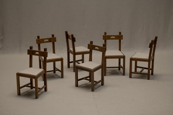 Image 1 of Brutalist Dining Chair Set