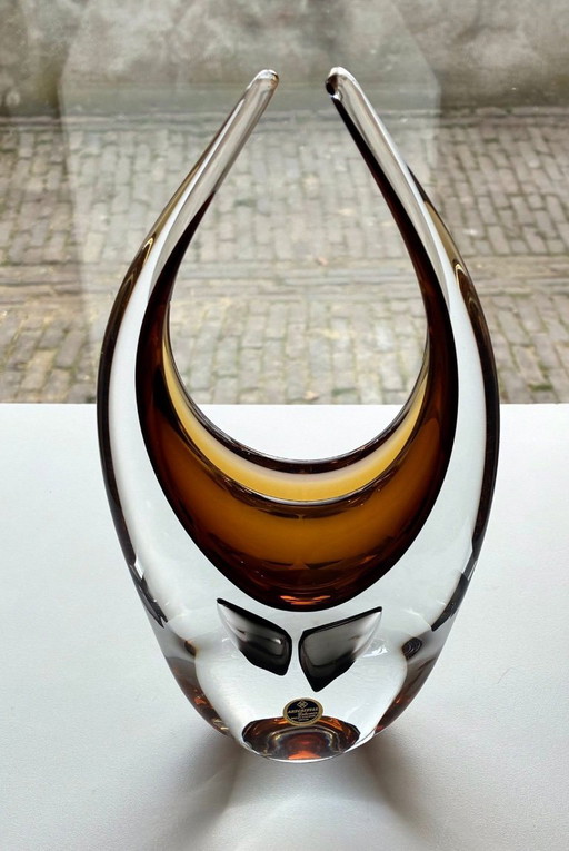 Oggetto in vetro unico “It Takes two” di Artcristal Bohemia