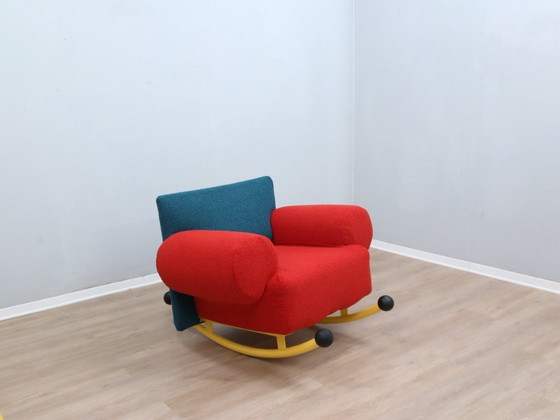 Image 1 of Fauteuil à Bascule Topolino par Seveso & Trezzi pour Felice Rossi, 1980s