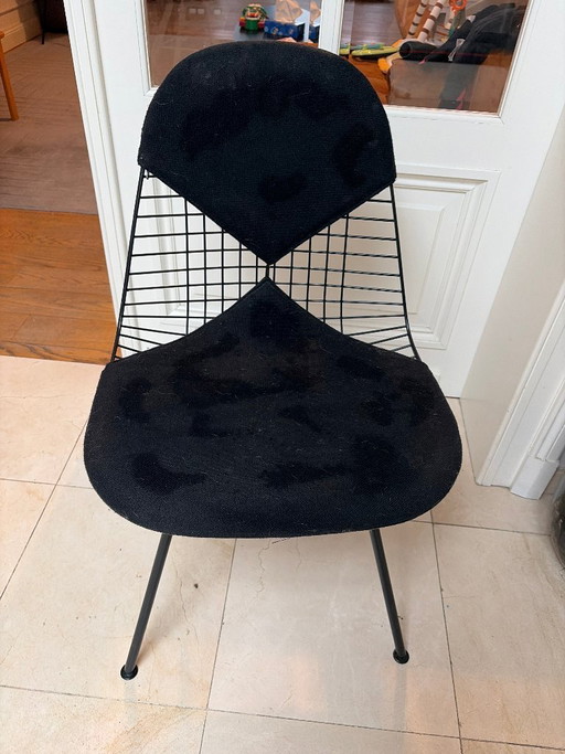 2x Der 'Bikini' DKX-2 Drahtstuhl von Eames Vitra