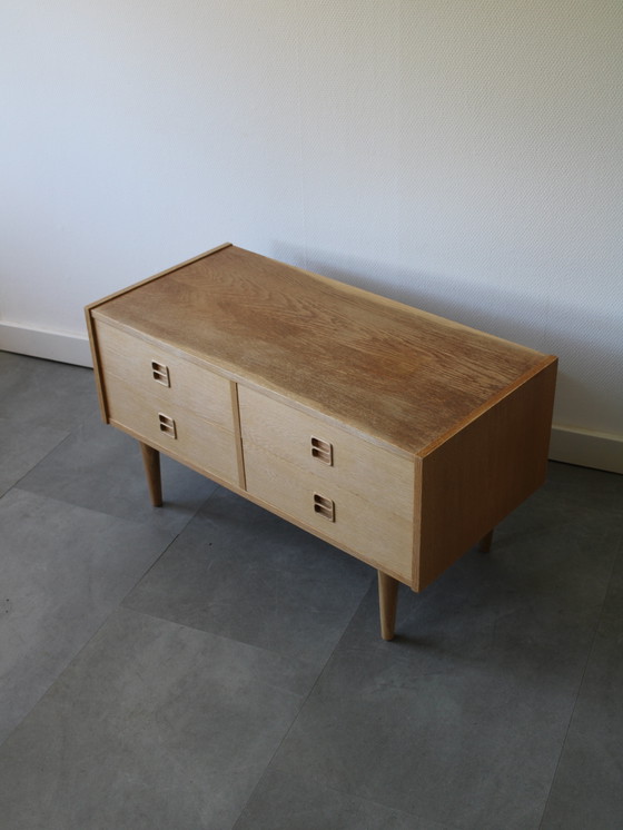 Vintage Deense Ladekast In Eiken – Ladekasten, Wood (photo 7 of 8)