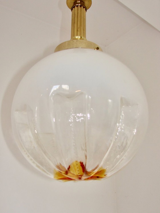 Image 1 of Lampada a sospensione Wlochy di Mazzega, anni '70.